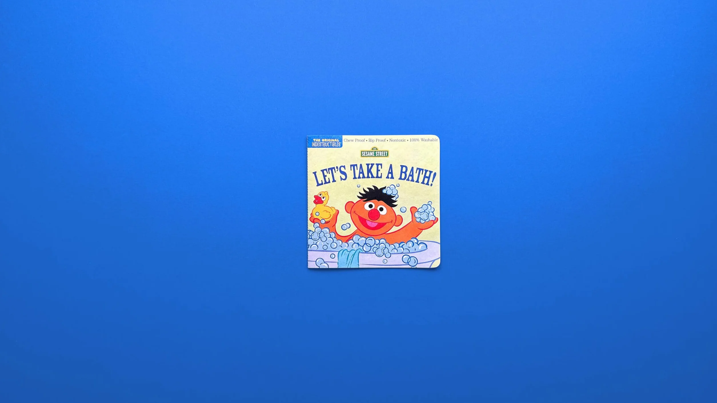 Indestructibles: Sesame Street: Let's Take a Bath!: Chew Proof - Rip Proof - Nontoxic - 100% Washable (Book for Babies, Newborn Books, Safe to Chew)