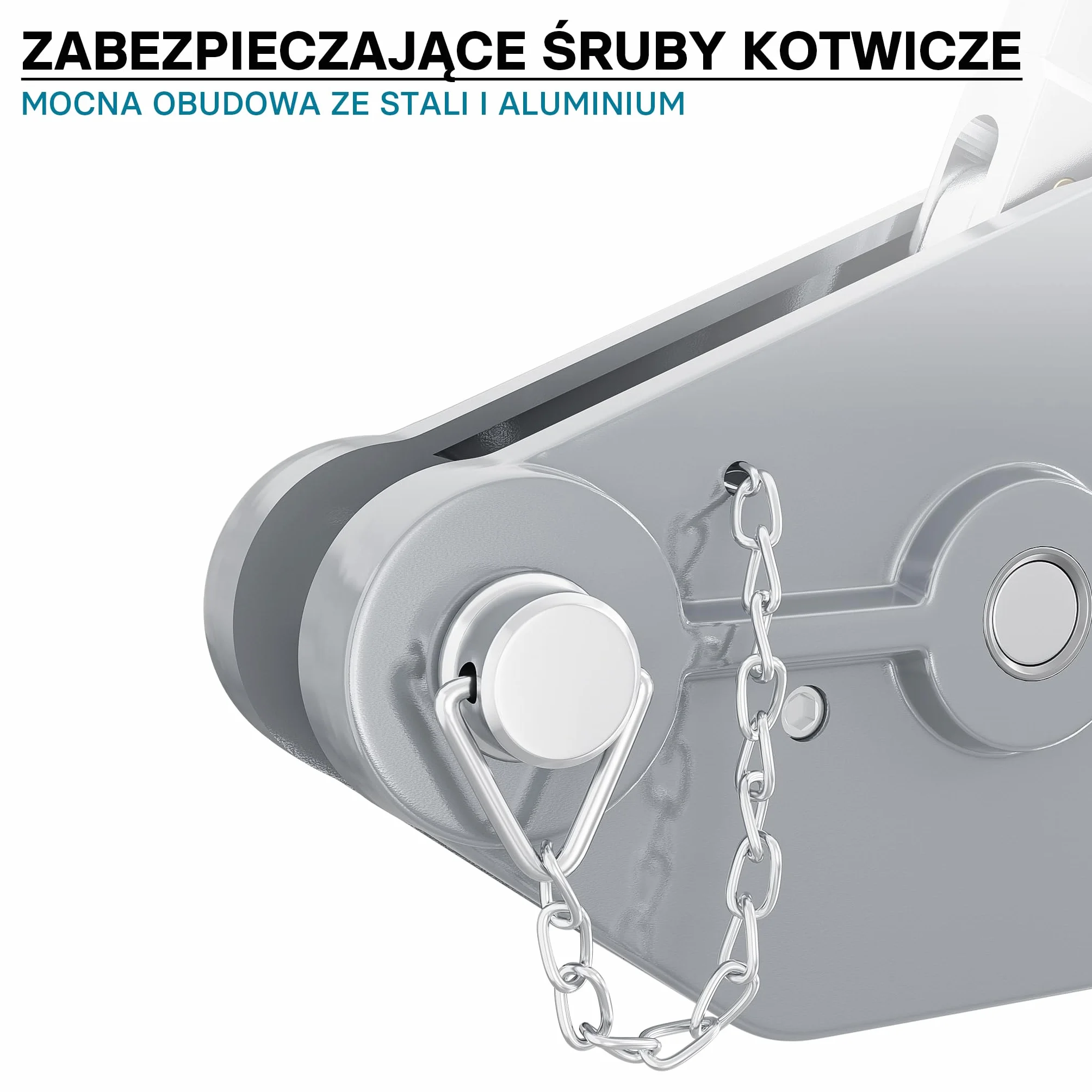 Wiltec Ręczna wciągarka linowa 1600 kg ze stalową liną 20 m i Ø 11 mm, hak z blokadą, wyciągarka ręczna do prac leśnych, budowlanych i warsztatowych