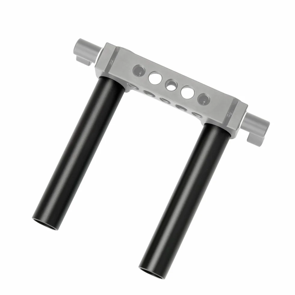 NICEYRIG Standardowe aluminiowe pręty 15 mm długości 15 cm gwint M12 do podparcia ramienia aparatu