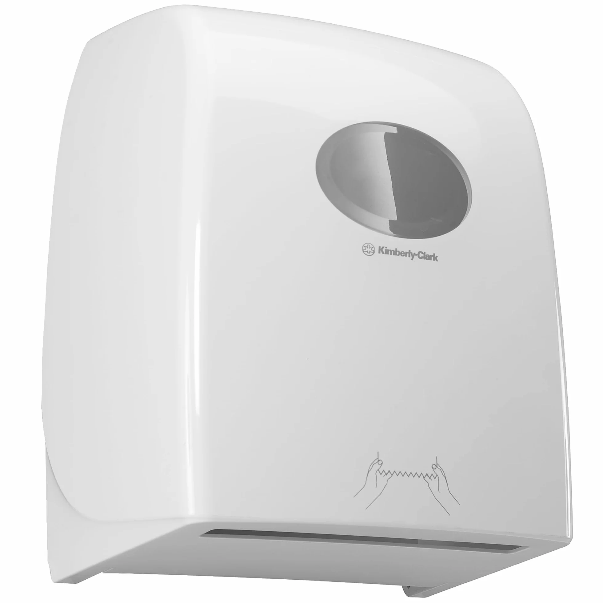 Kimberly-Clark dozownik ręczników 6959 - dozownik ręczników papierowych - biały dozownik ręczników rolkowych