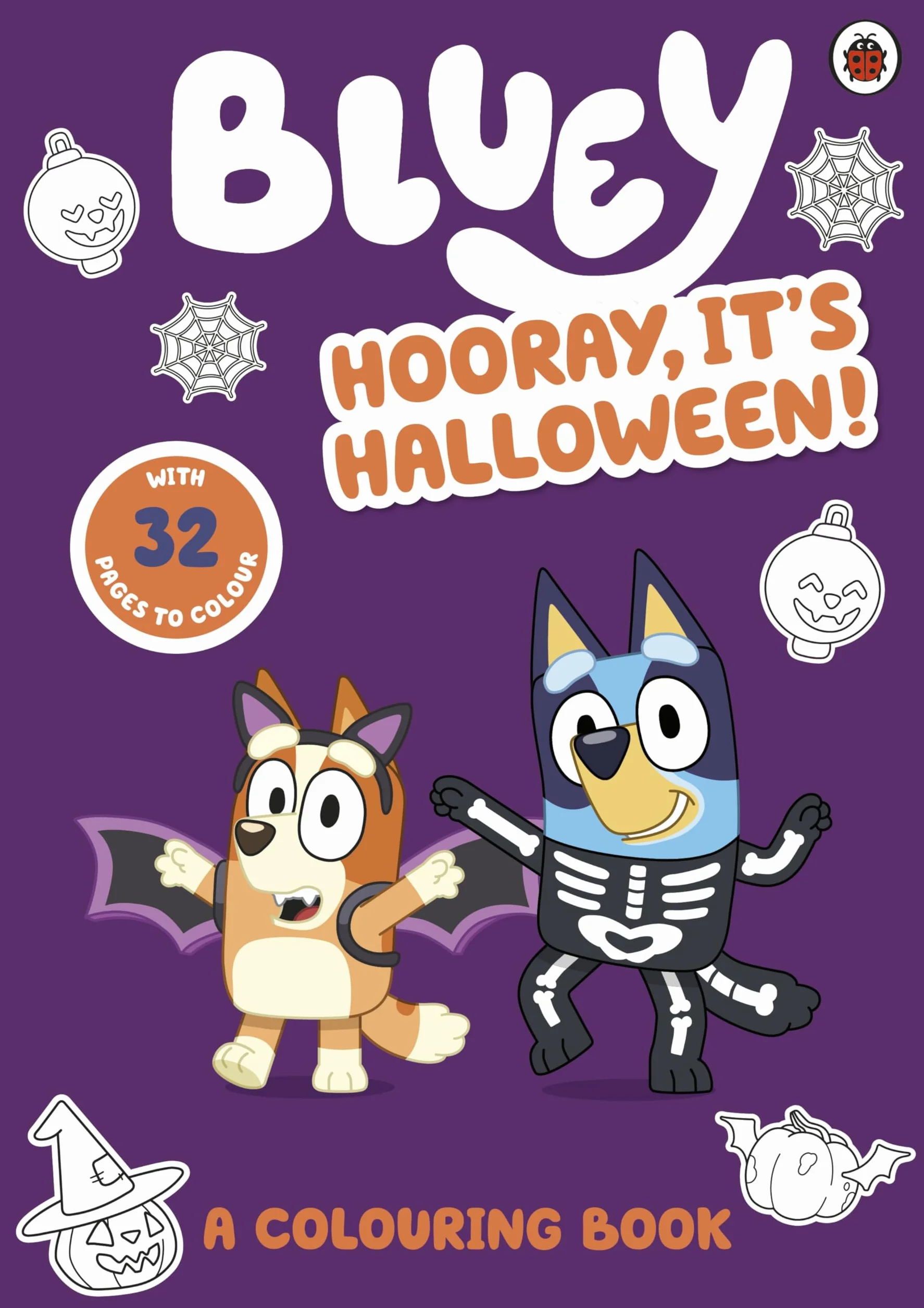 Bluey: Hooray It’s Halloween!: A Halloween colouring book
