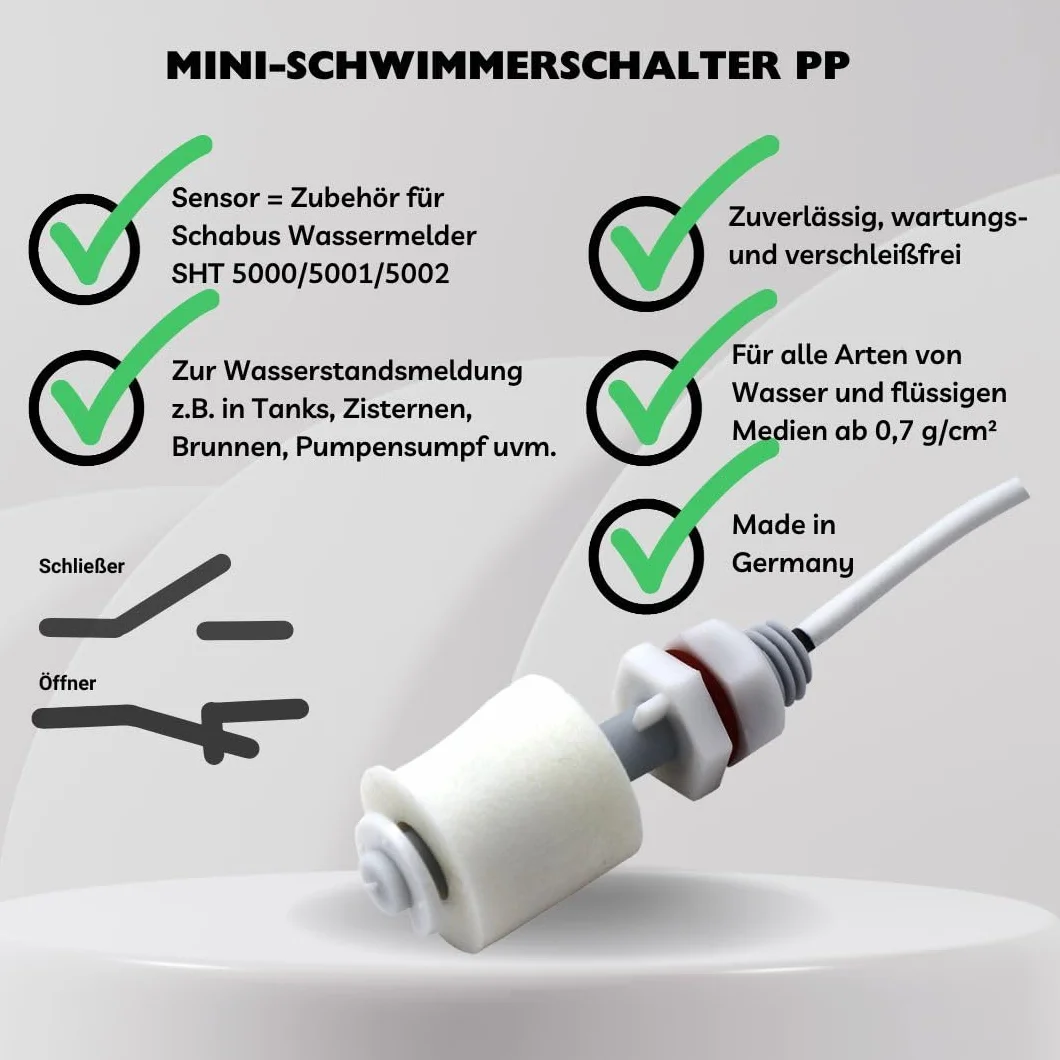 Schabus 200940 Mini Float Switch Feeling Empty 2,50 m
