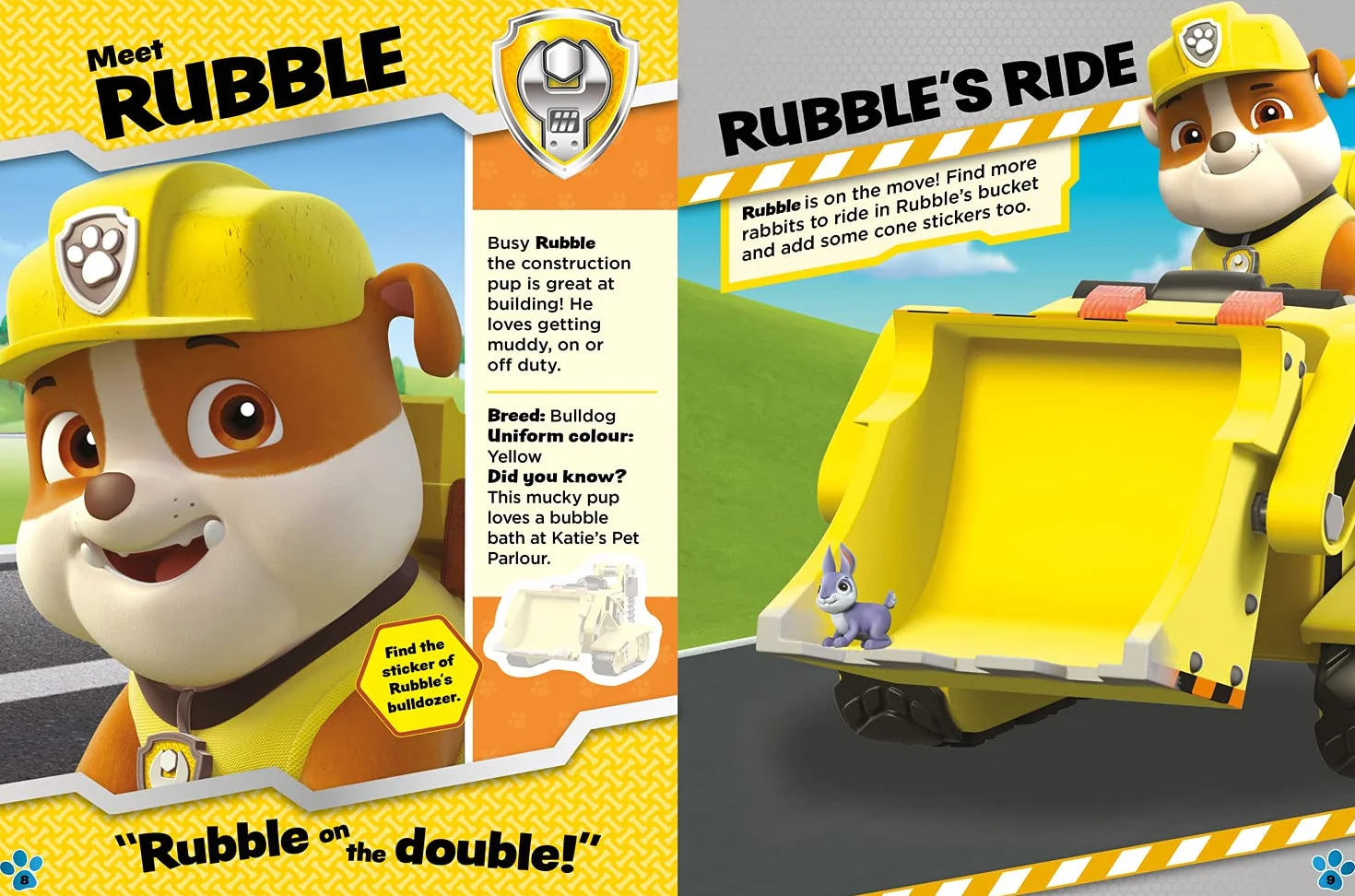 Paw Patrol: Meet the Pups Sticker Activity: With over 50 BIG stickers! A fun illustrated sticker book for children aged 3, 4, 5 based on the Nickelodeon TV Series