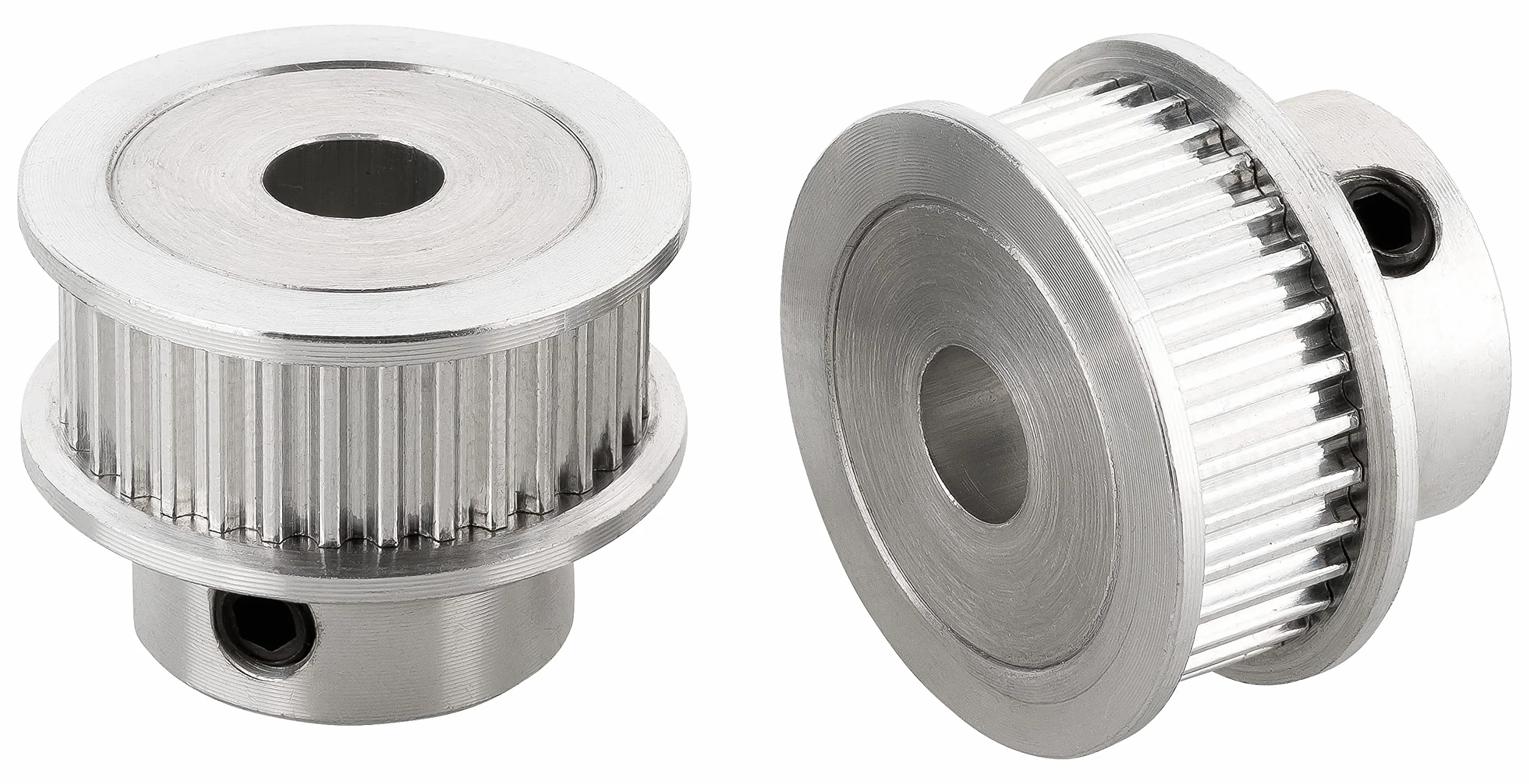 2 x GT2 koła pasowe / napęd pulley - 36 zębów - średnica otworu: 8 mm - szerokość paska: 10 mm (GT2-10 · 36T · Ø8)