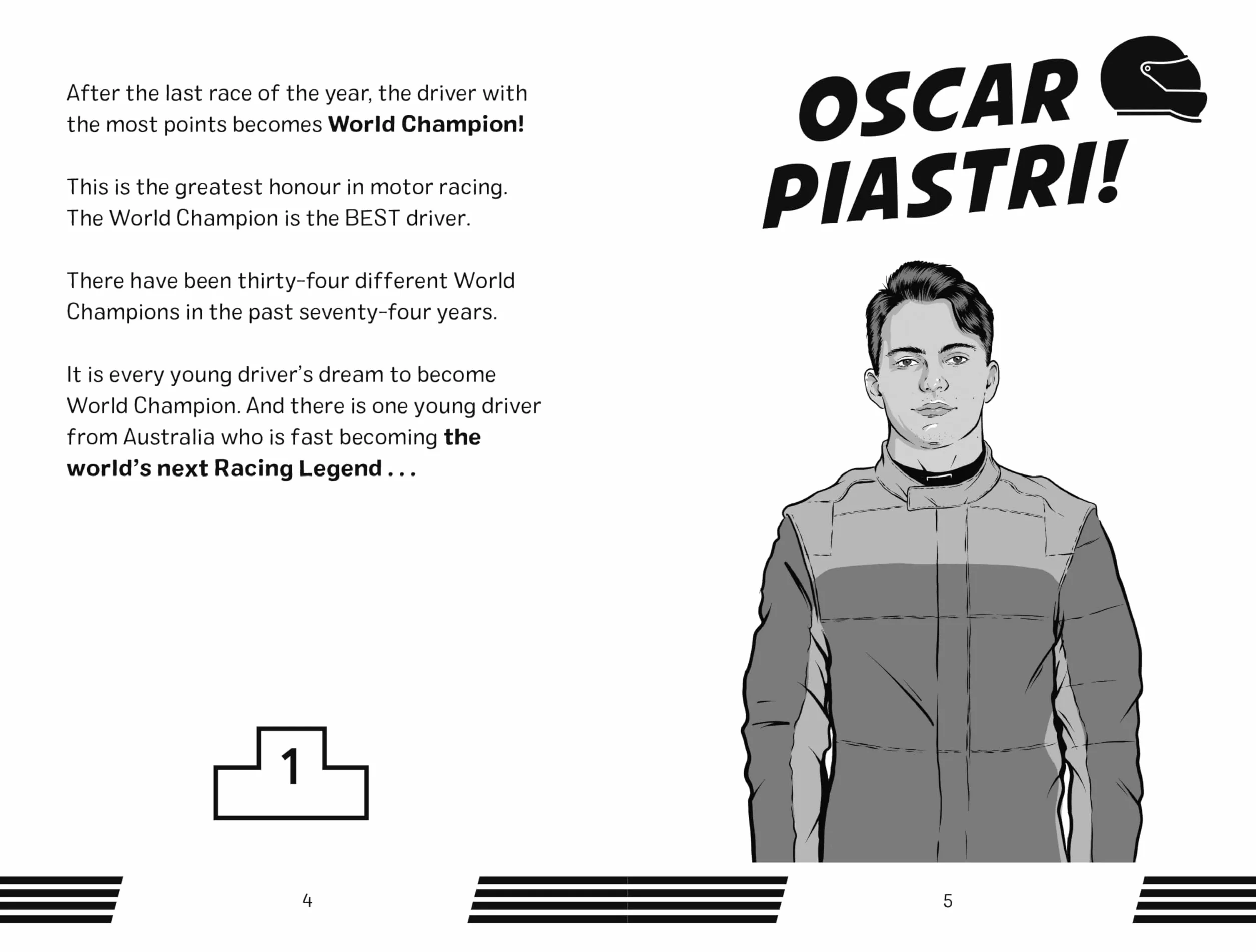 Racing Legends: Oscar Piastri: 101 Facts about Formula One: 6