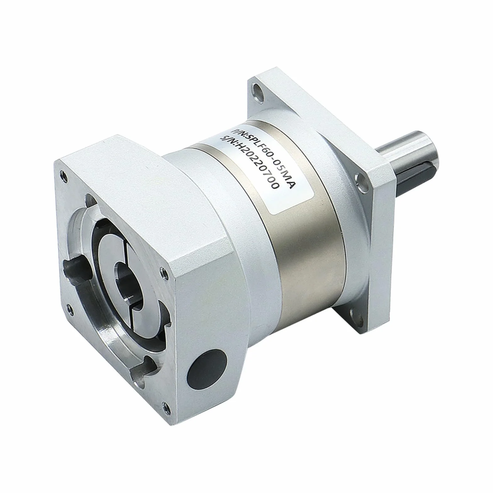PLF60 precyzyjny reduktor przekładni planetarnej o niskim poziomie hałasu pasuje do Nema23 57 8mm silnik krokowy Nema24 60ST 14mm 400W serwo do CNC(4 to 1,8mm for stepper)