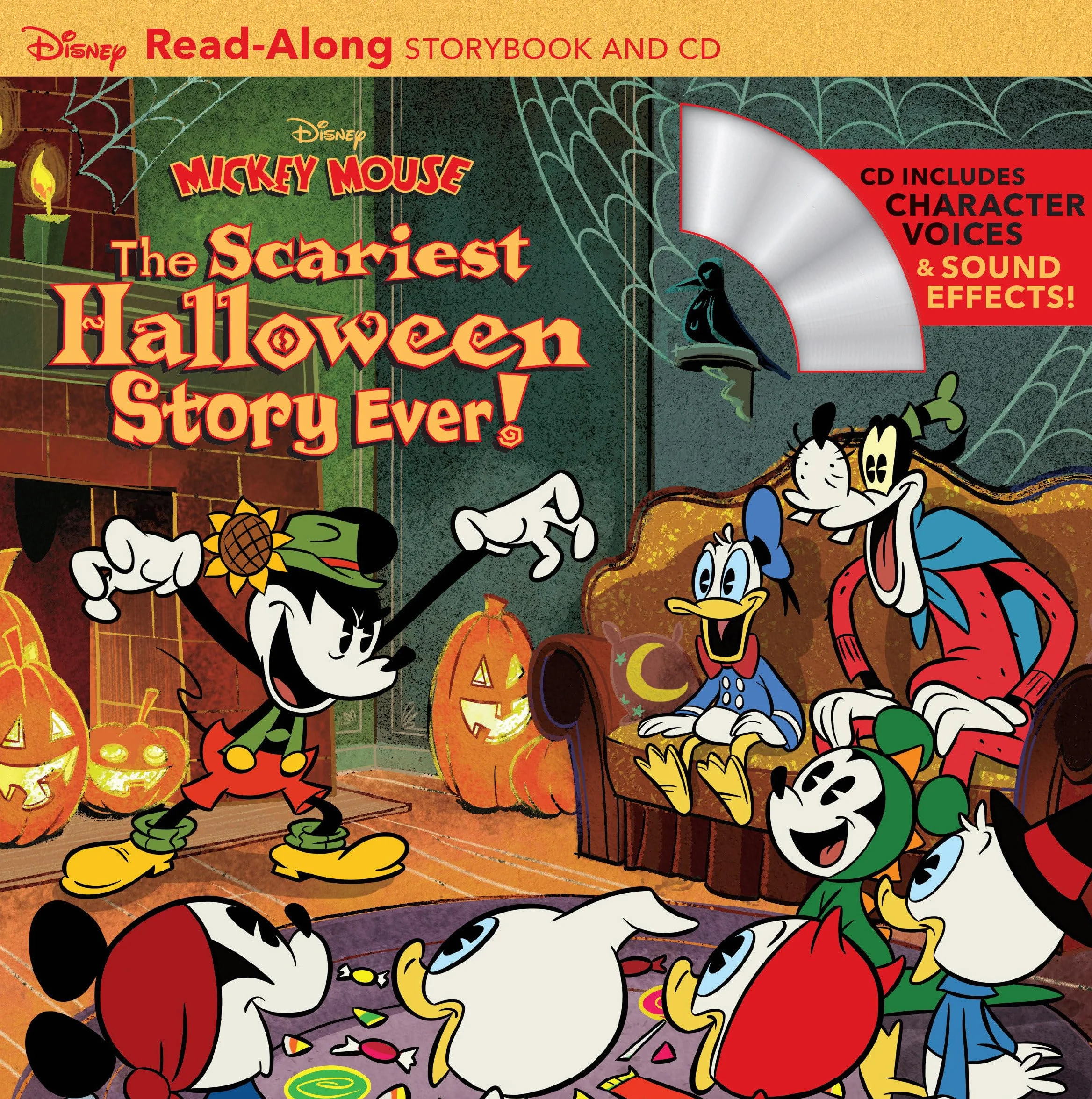 Disney Mickey Mouse: The Scariest Halloween Story Ever! ReadAlong Storybook and CD