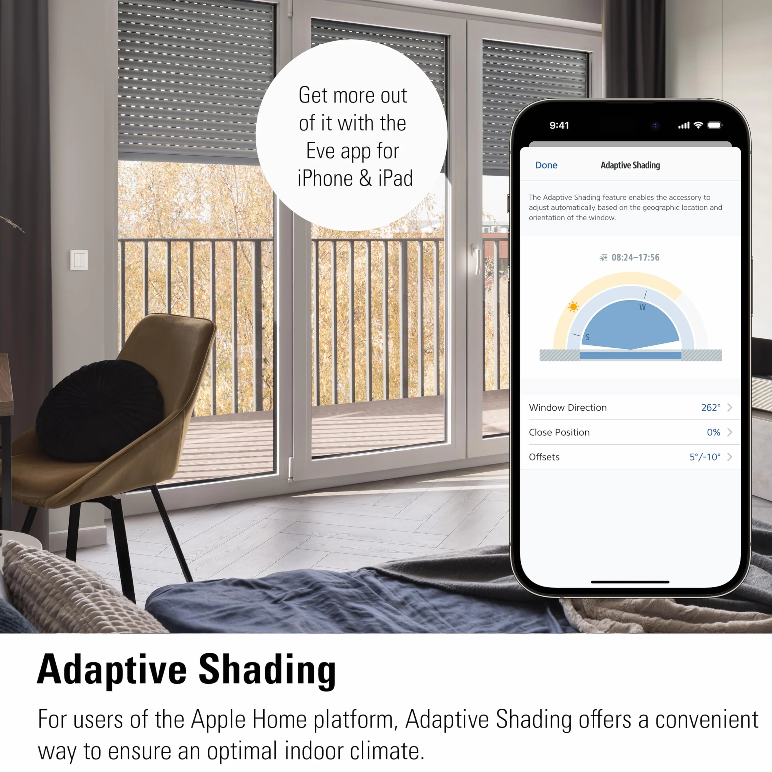 Eve Shutter Switch (Matter) 3 sztuki - Smarte Rollladensteuerung für Alexa;Apple Home;Google;SmartThings; App- und Sprachsteuerung; Automationen; benötigt Thread Border Router und Nullleiter