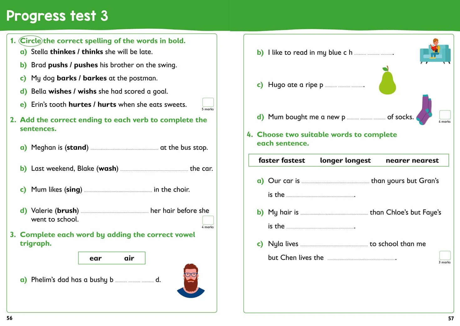 Year 1 Spelling Targeted Practice Workbook: Ideal for use at home