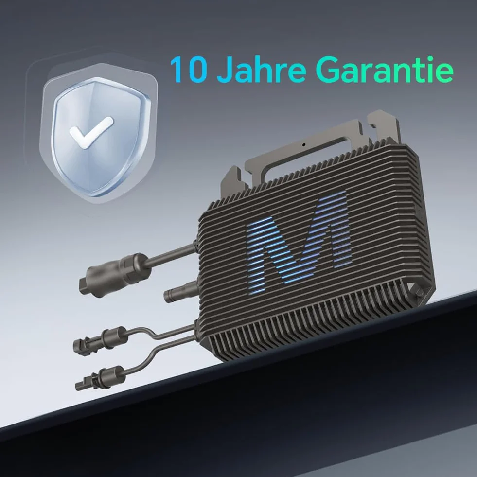 Marstek prostownik do mikrofalówki 800 W, IP-67, WiFi, sterowanie za pomocą aplikacji, prostownik mikrofalowy do elektrowni balkonowej, falownik PV, 800 W