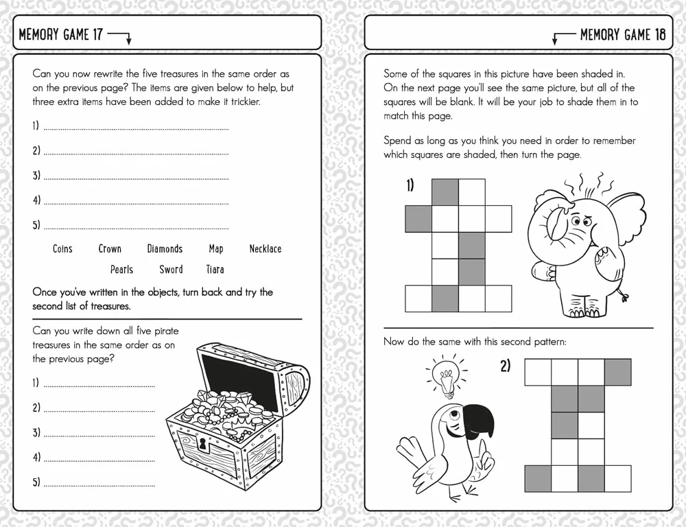 Memory Games for Clever Kids®: More than 70 puzzles to boost your brain power