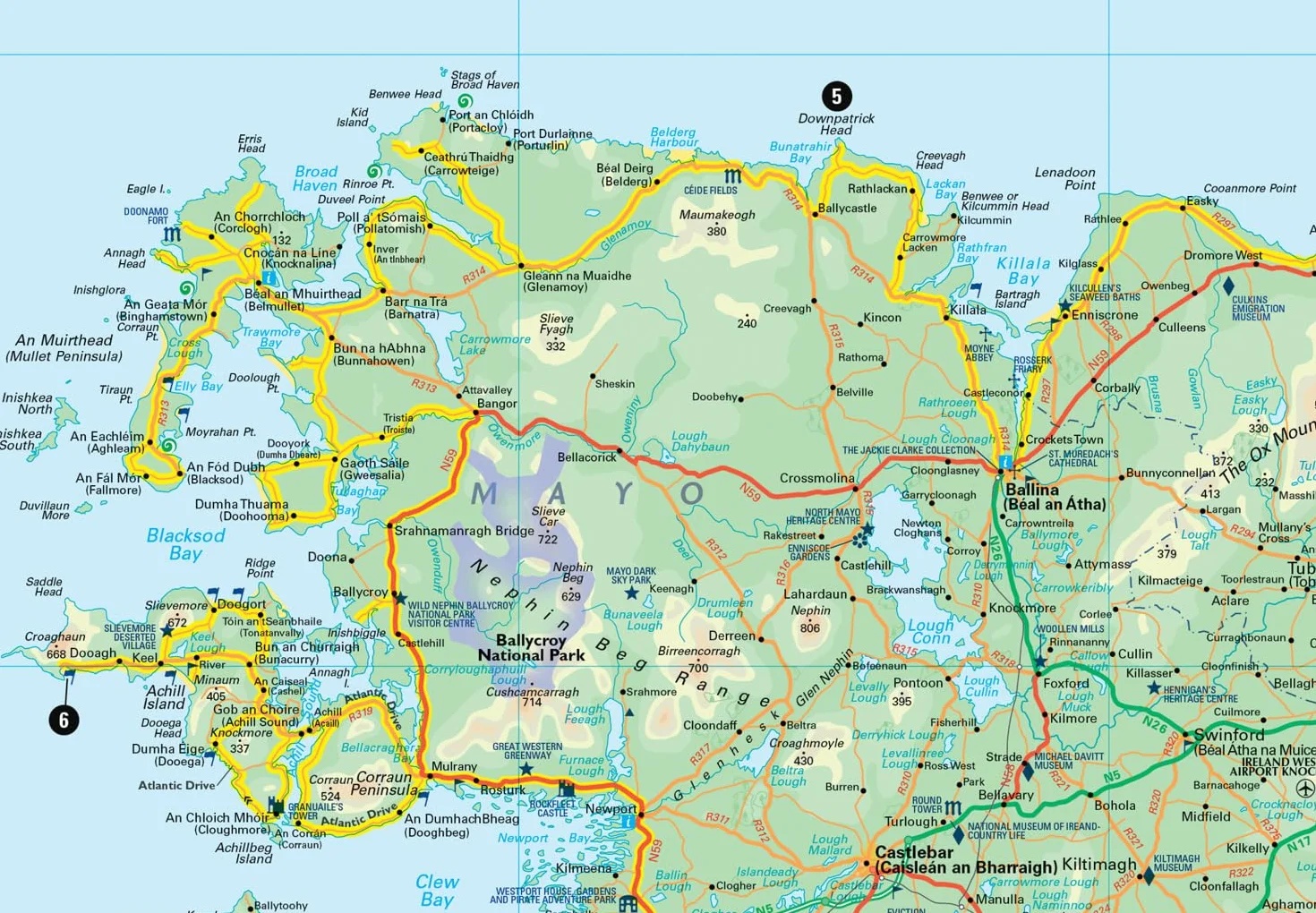 Wild Atlantic Way Pocket Map: The perfect way to explore Ireland’s west coast