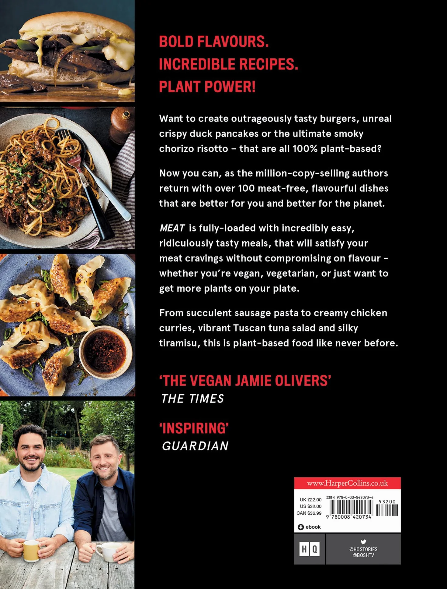 BOSH! Meat: The bestselling plant-based, meat-free cookbook from your go-to vegan authors, with new delicious, easy and simple recipes to explore