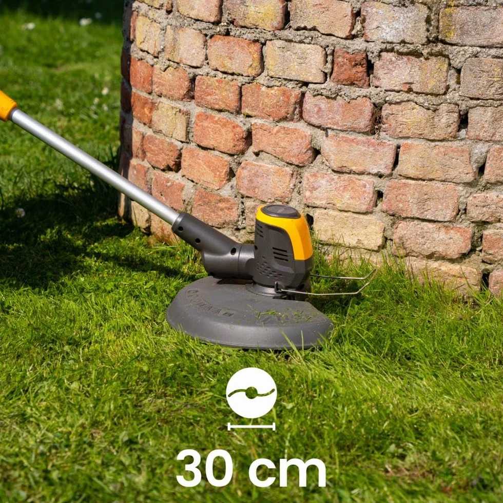 STIGA GT 500e - zestaw akumulatorowej podkaszarki do trawy z akumulatorem, w zestawie ładowarka, regulowany drążek 48 V 2 Ah Schni