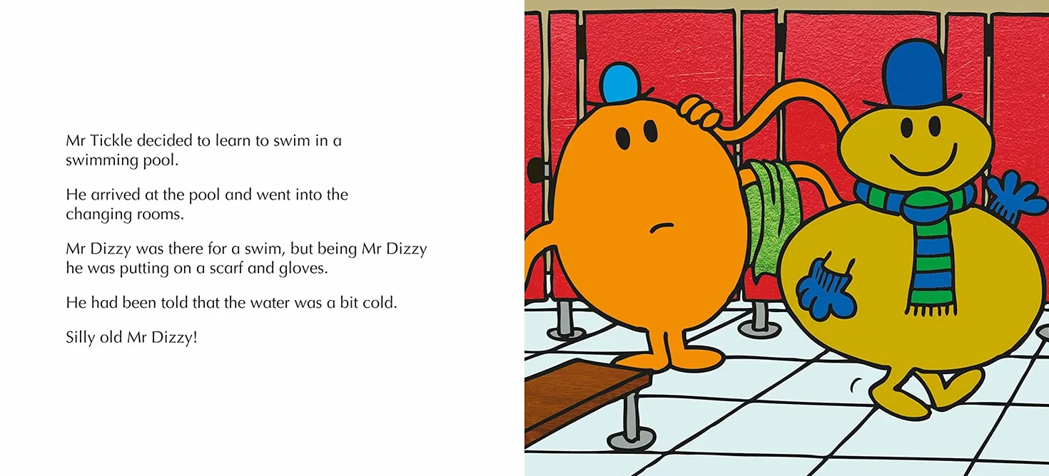 Mr. Men Little Miss go Swimming: A Brilliantly Funny Children’s Illustrated Book about Learning to Swim