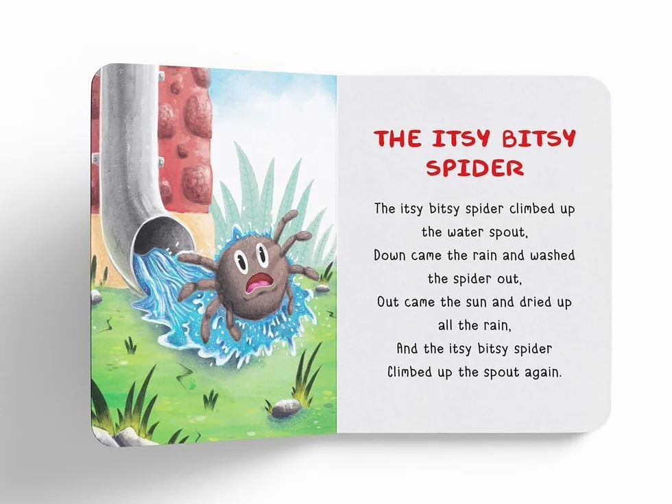 Nursery Rhymes Board Book: Illustrated Classic Nursery Rhymes