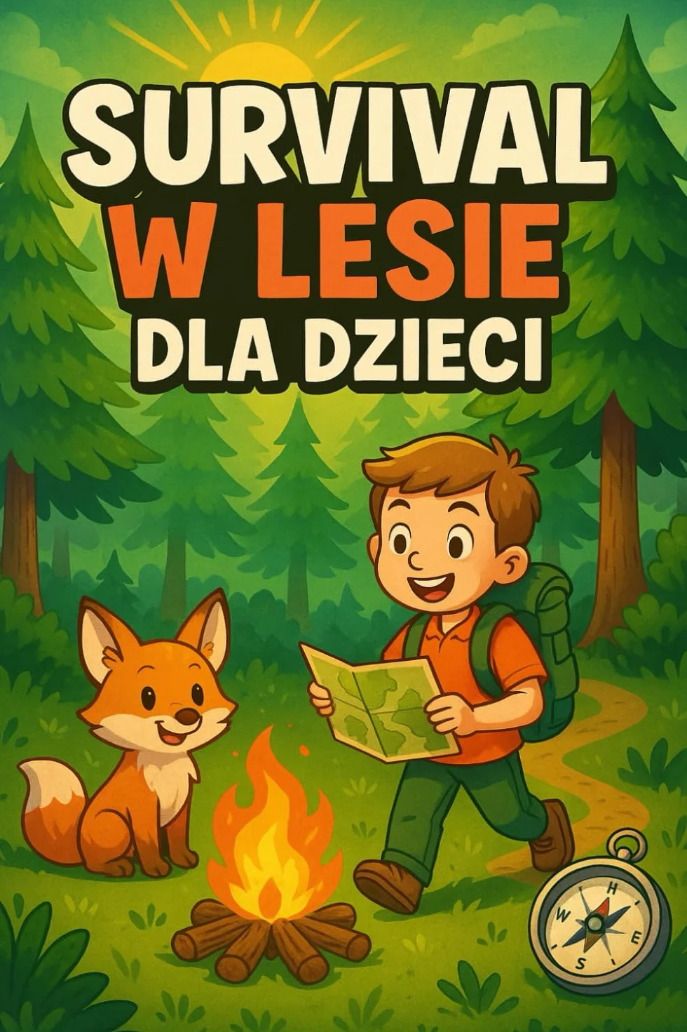 Survival w lesie dla dzieci: Podręcznik przetrwania dla młodych odkrywców w wieku 10–13 lat