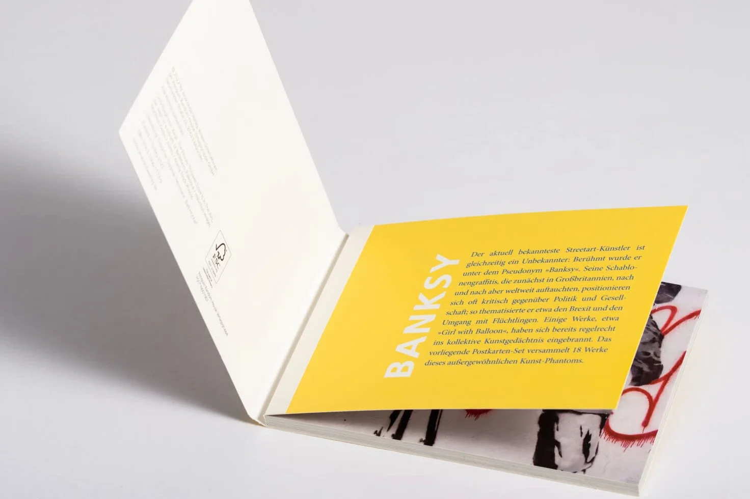 Postkarten-Set Banksy: 18 Kunstpostkarten aus hochwertigem Karton. ca. 0,44EUR pro Karte. Streetart zum Sammeln, Verschicken und Verschenken. Ideal für Postcrossing: 43