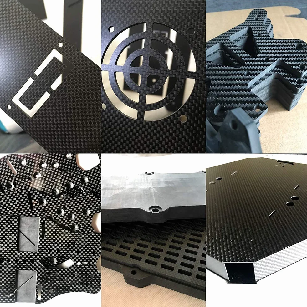 Płyta z włókna węglowego 3K, Arkusz włókna węglowego w kolorze czarnym o wymiarach 300 mm x 600 i grubości 0,5-5(3mm*300mm*600mm)