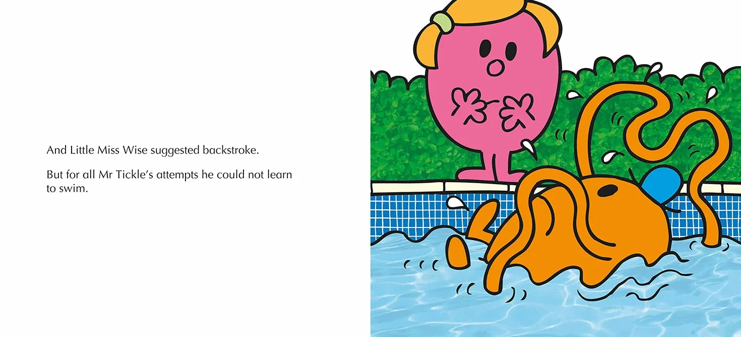 Mr. Men Little Miss go Swimming: A Brilliantly Funny Children’s Illustrated Book about Learning to Swim