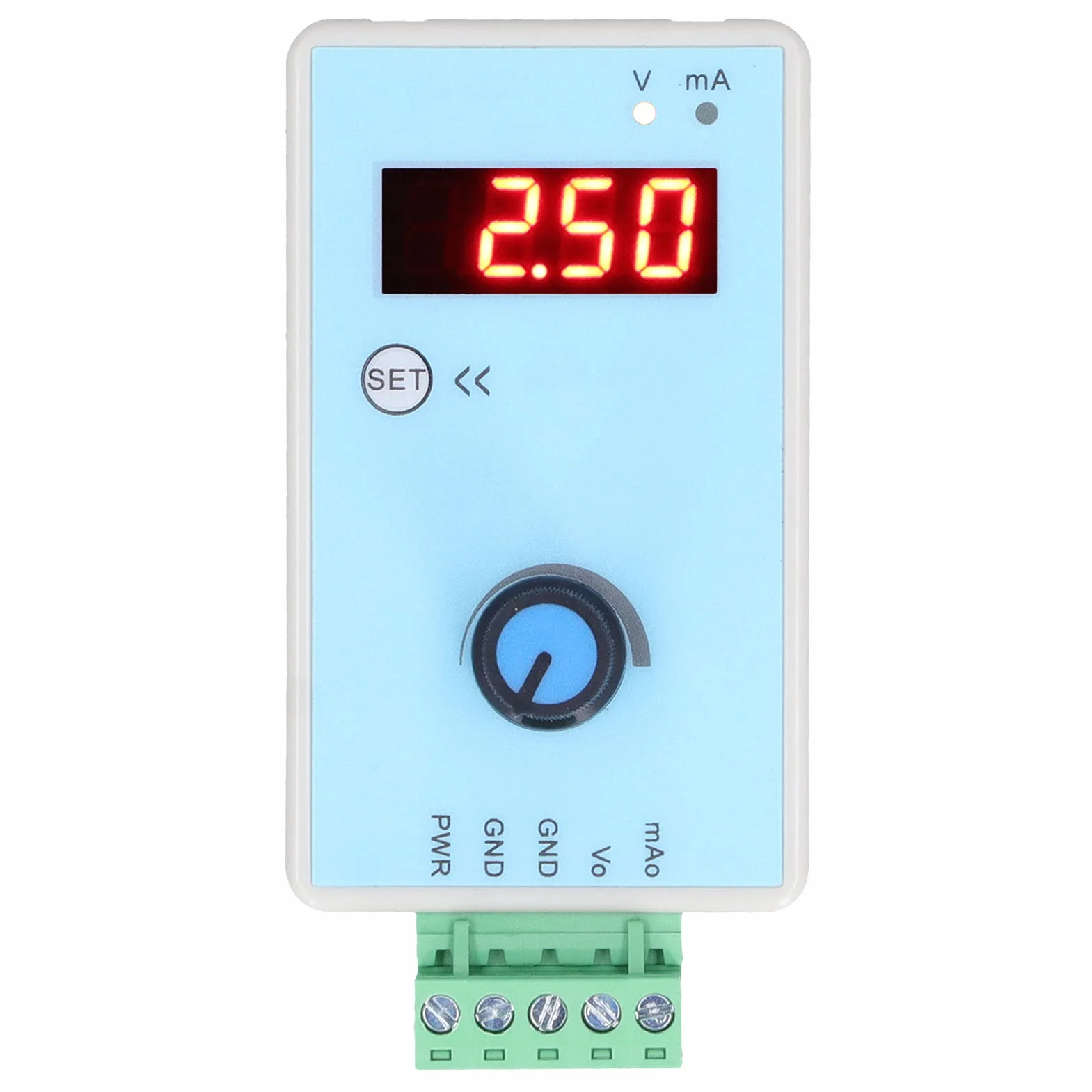Generator sygnału analogowego Eujgoov 0-10 V/2-10 V 0-20mA/4-20mA Generator sygnału prądowo-napięciowego interfejs zasilania USB symulator analogowy