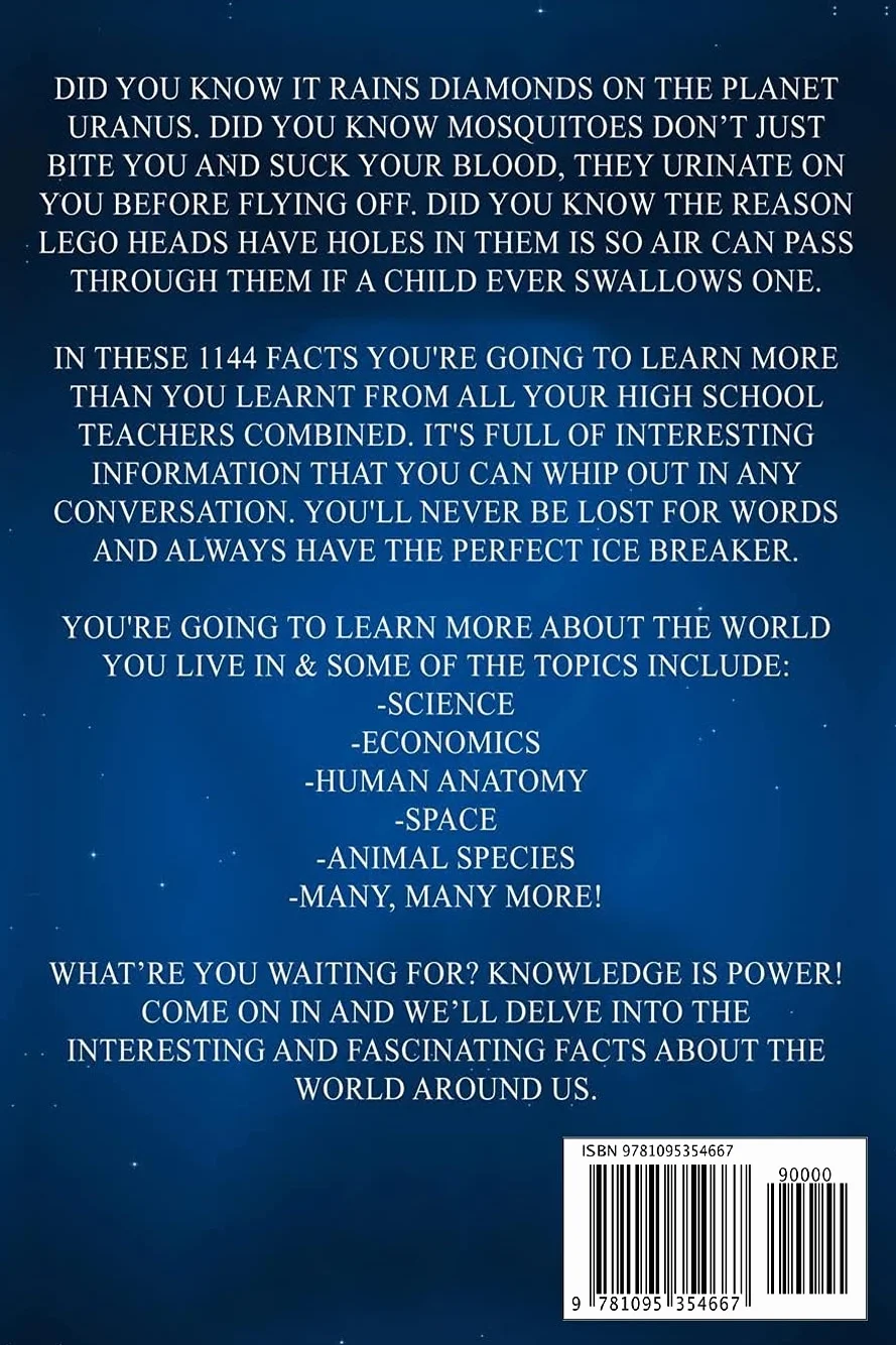 1144 Random, Interesting & Fun Facts You Need To Know - The Knowledge Encyclopedia To Win Trivia: 1