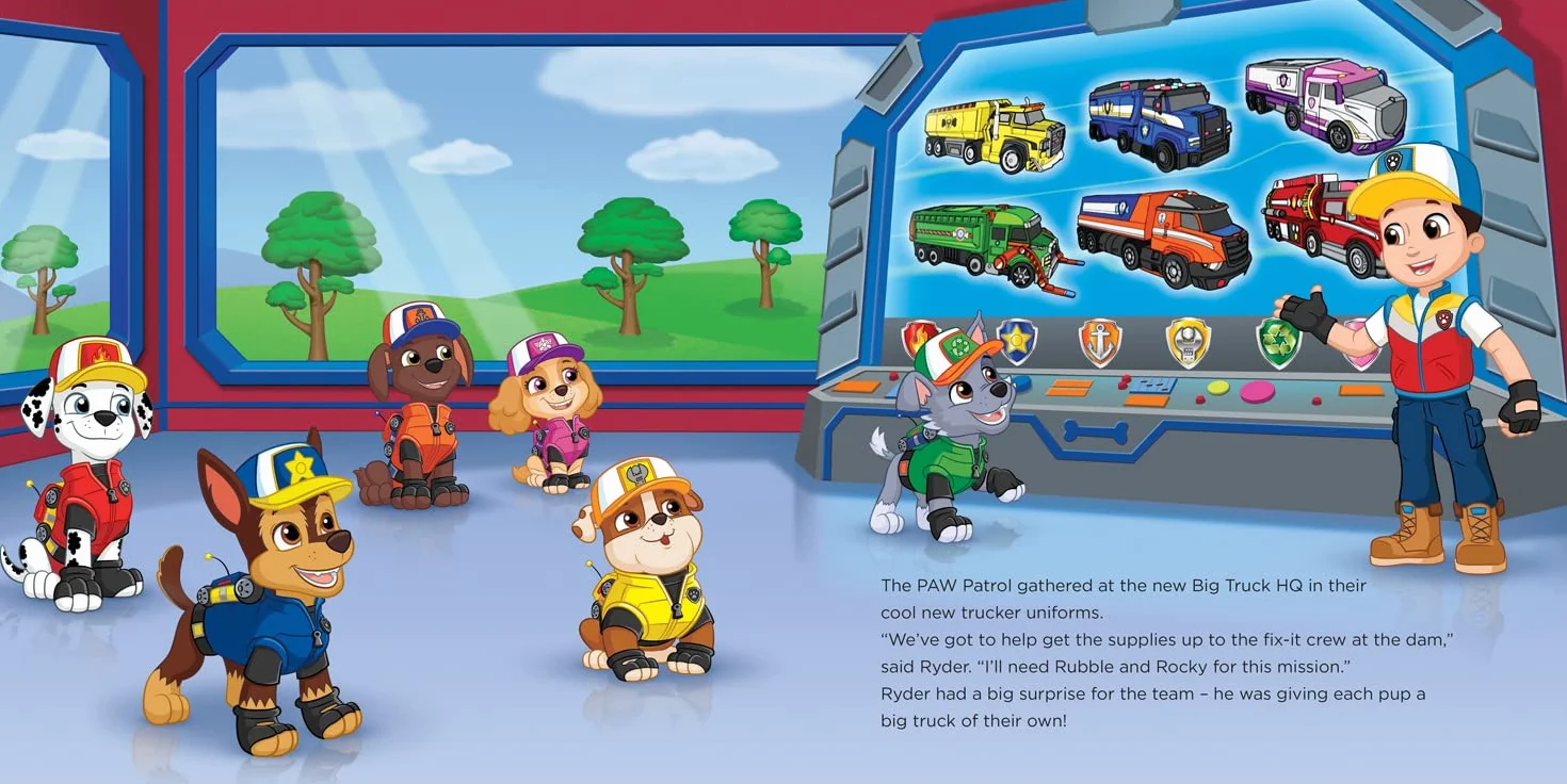 PAW Patrol Big Truck Pups Picture Book: A BRAND NEW action packed story book for 2023 from the hit Nickelodeon series.