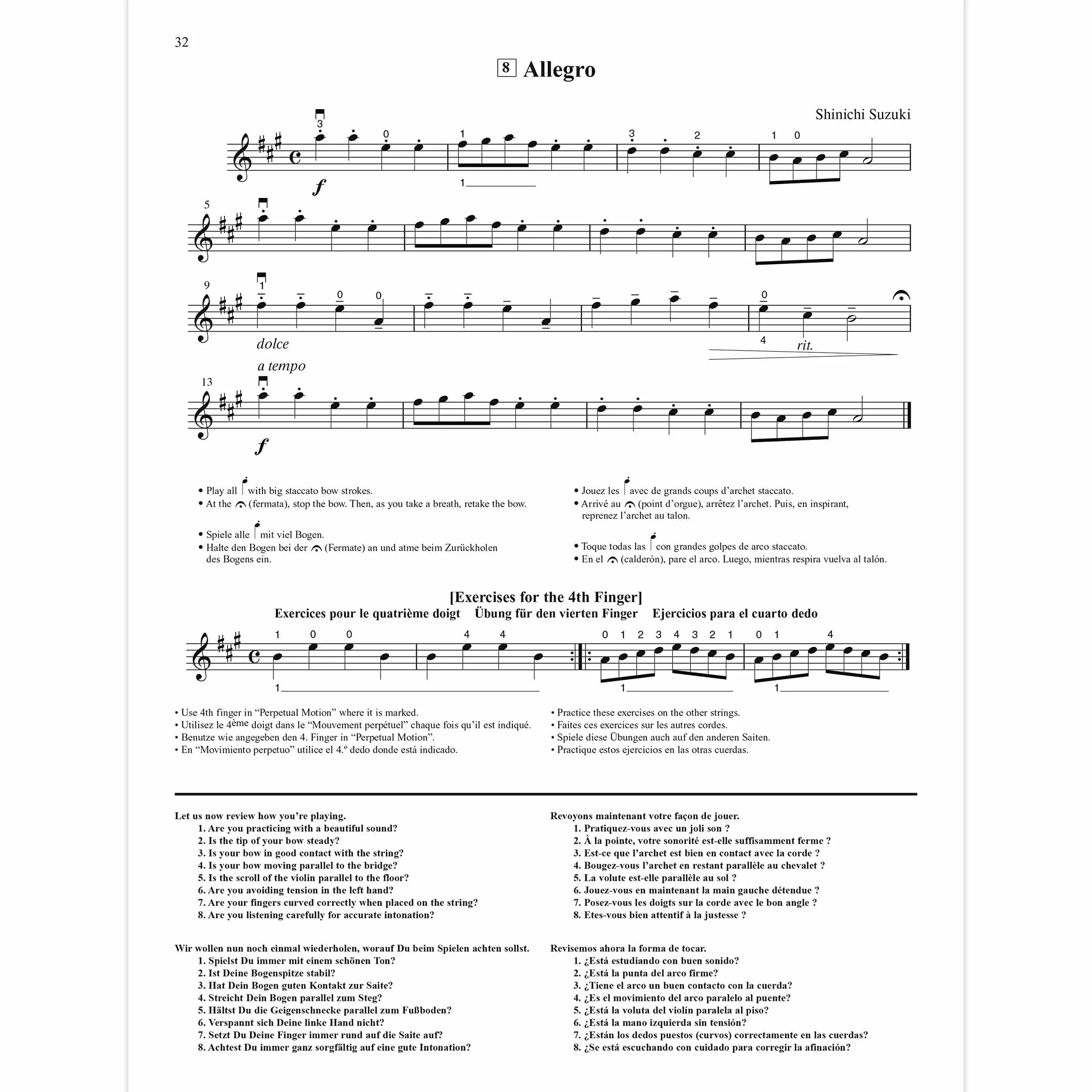 Suzuki Violin School, Vol 1: Violin Part: 01