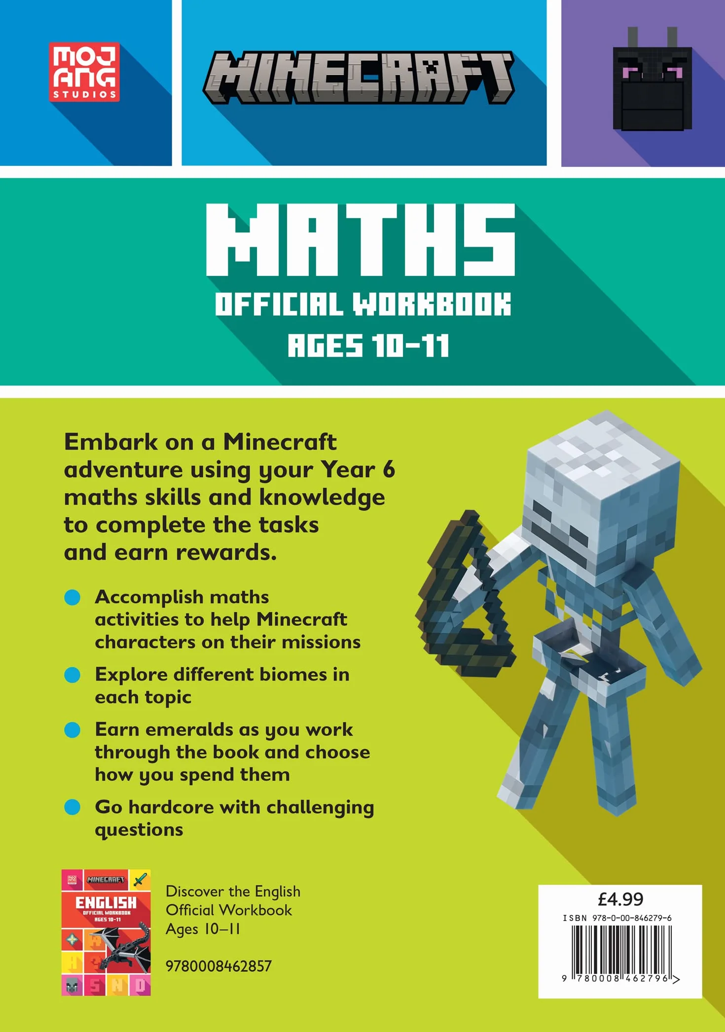 Minecraft Maths Ages 10-11: Official Workbook