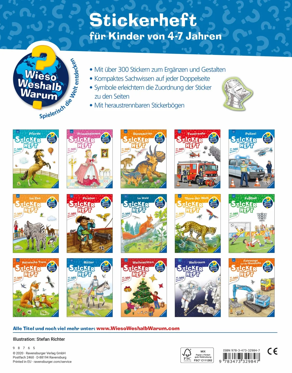 Wieso? Weshalb? Warum? Stickerheft: Ritter