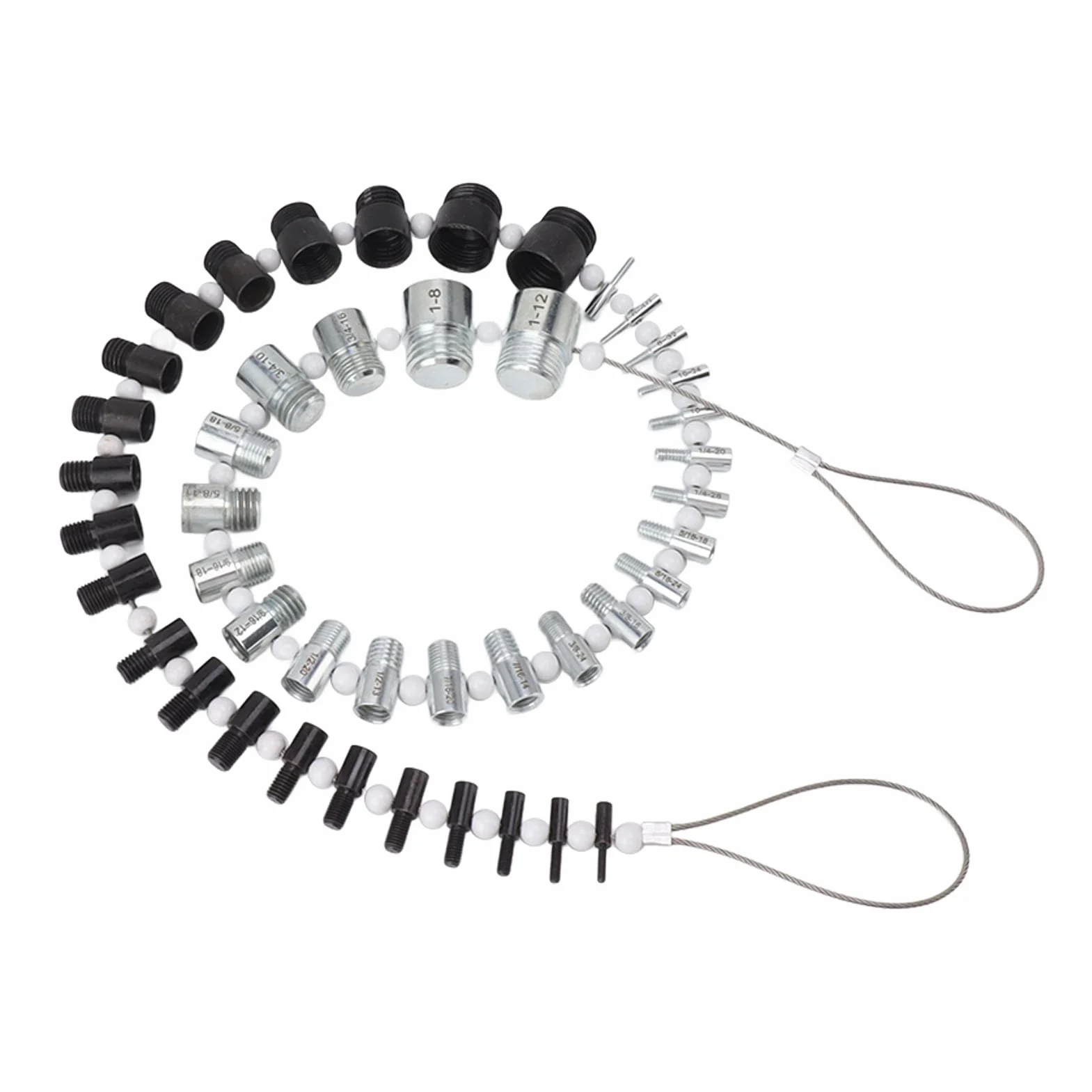 Nut and Bolt Thread Checker 44 Male Female Thread Identifier Gauges 23 Inch 21 Metric Sizes