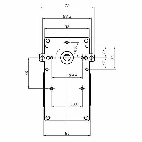 Easyricambi Silnik przekładniowy do pieca na pellet KENTA K9115005 1,5 RPM, wał 8,5 mm, silnik do obciążenia pelletu