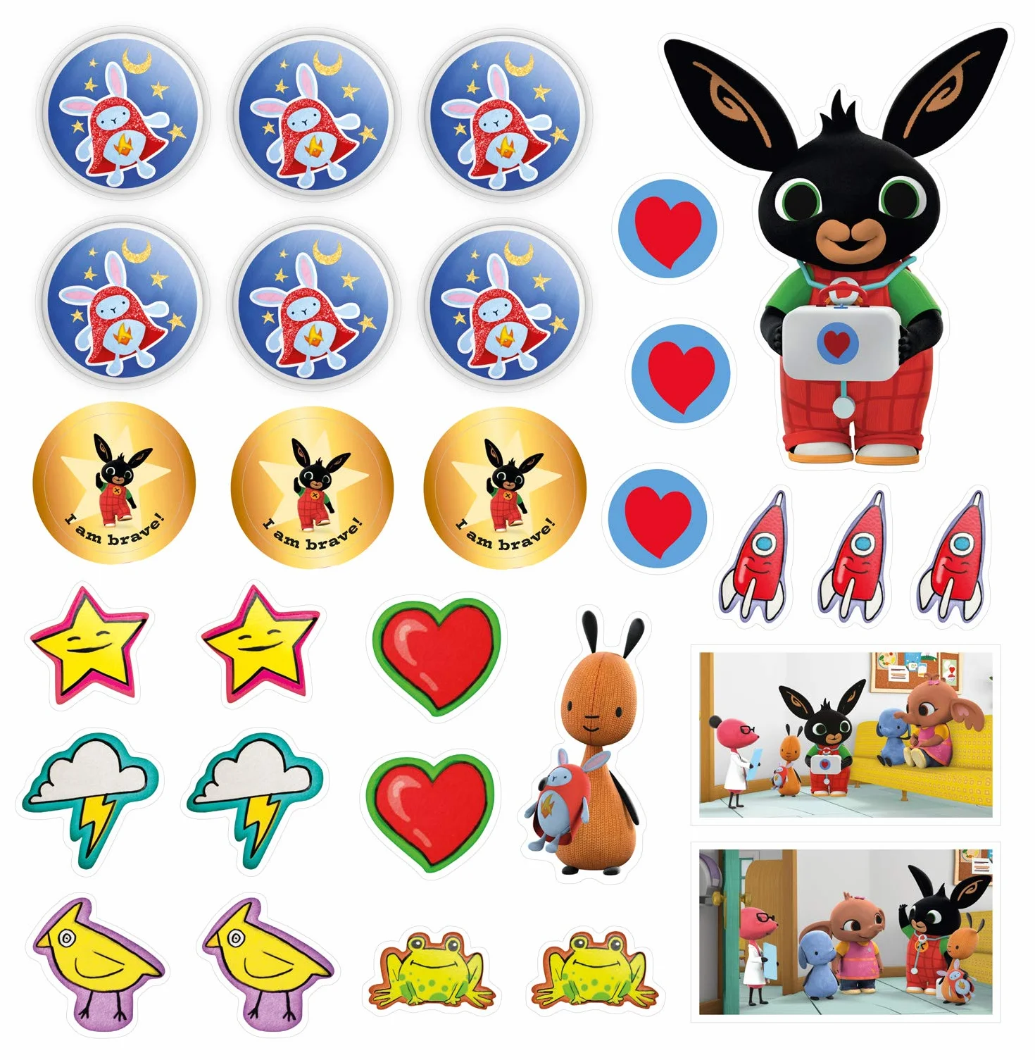 Doctor Bing: A Vaccination Story with Stickers for Children Ages 2 to 5
