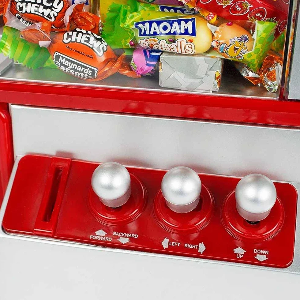 mikamax - Candy Grabber - Candy Machine - Czerwony - Uchwyt automat