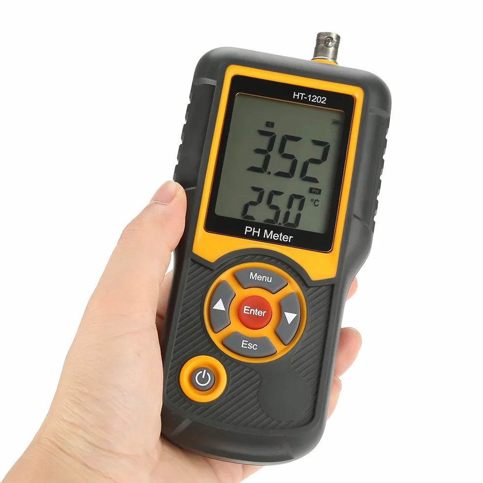 HT-1202 Cyfrowy tester wody, precyzyjny tester jakości wody Tester pH mV Miernik temperatury 0~14PH