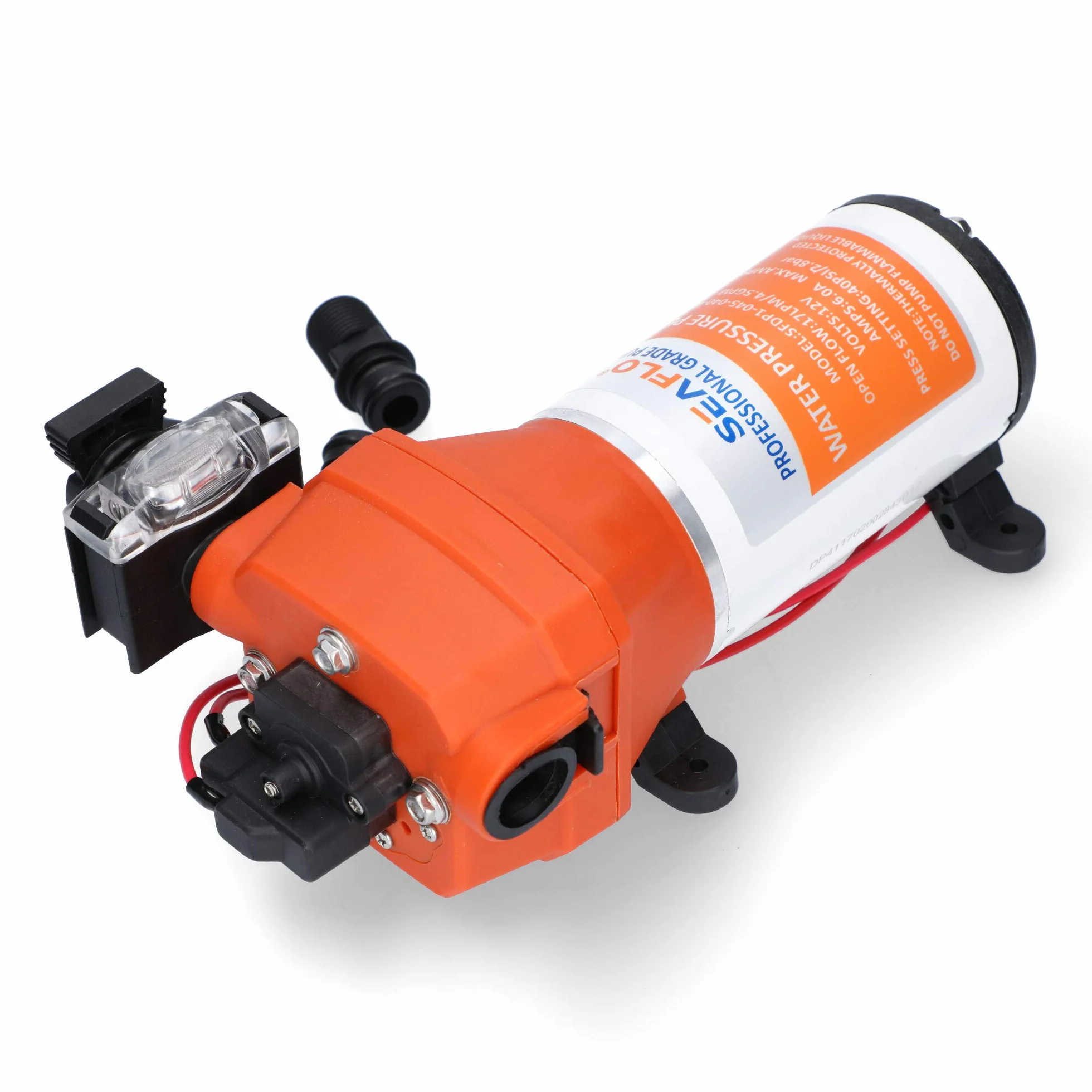 LIGHTEU Seaflo SFDP1-045-040-41 12 V, 17 LPM, 2,8 bar, 4-komorowa pompa membranowa