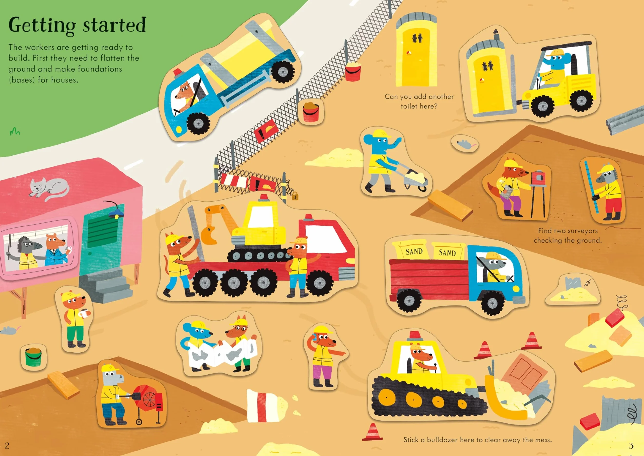 Little First Stickers Building Site: 1