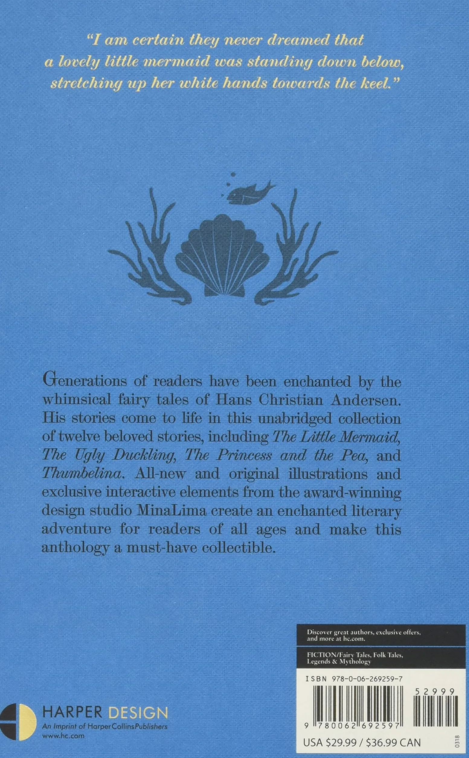 The Little Mermaid and Other Fairy Tales (Minalima Edition): (Illustrated with Interactive Elements)
