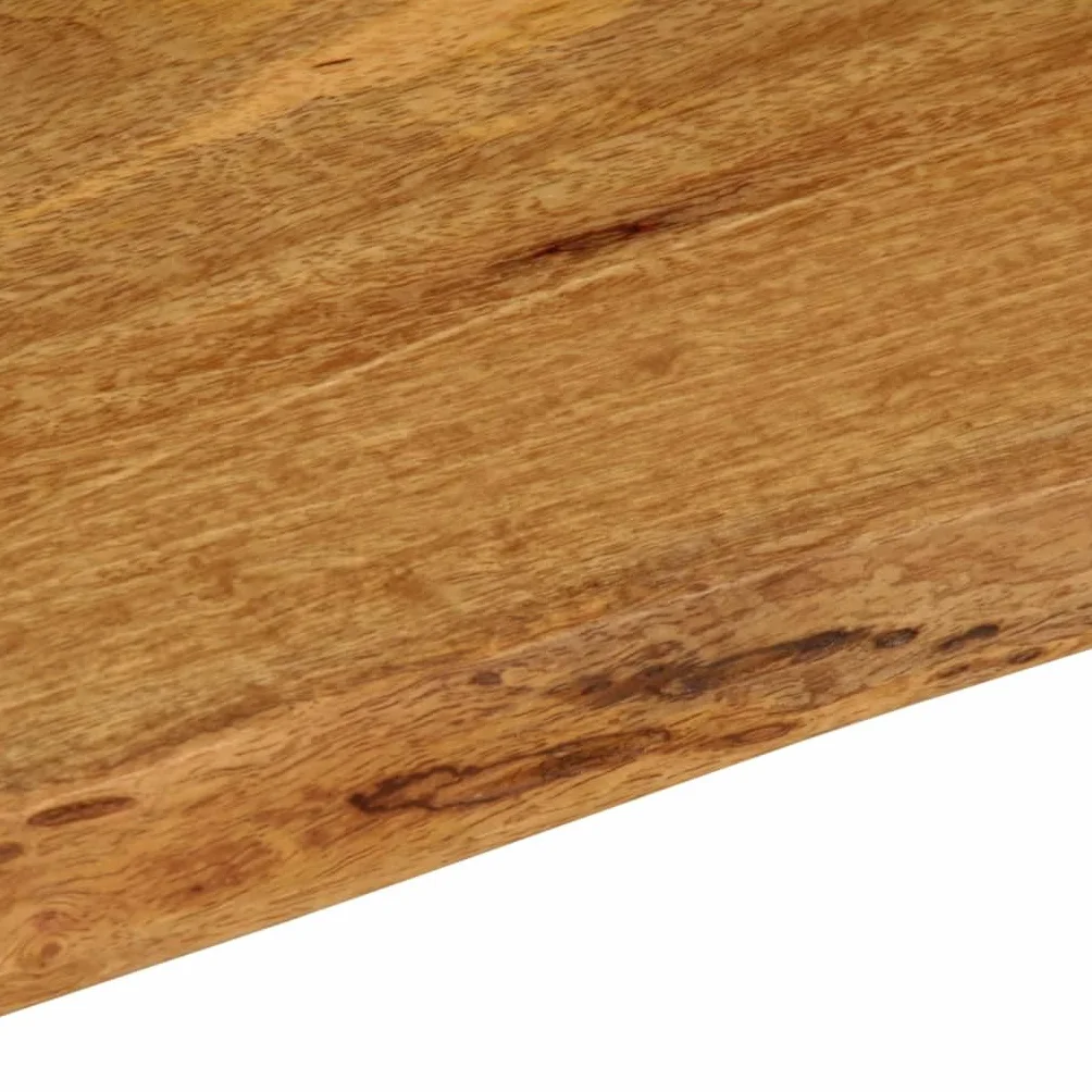 vidaXL Blat stołu, 120x40x2,5 cm, naturalna krawędź, lite drewno mango