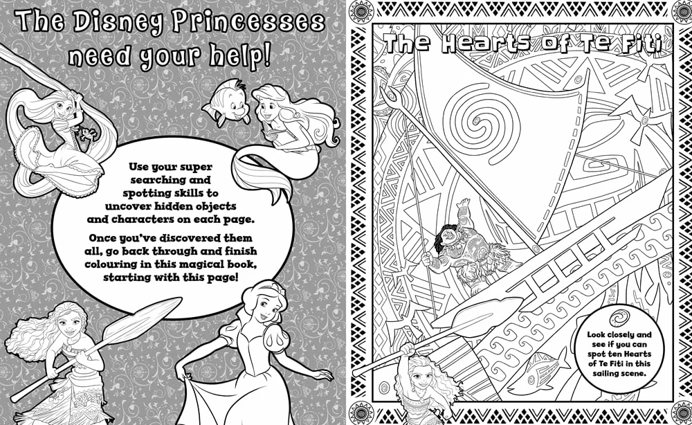 Disney Princess: Search & Find Colouring