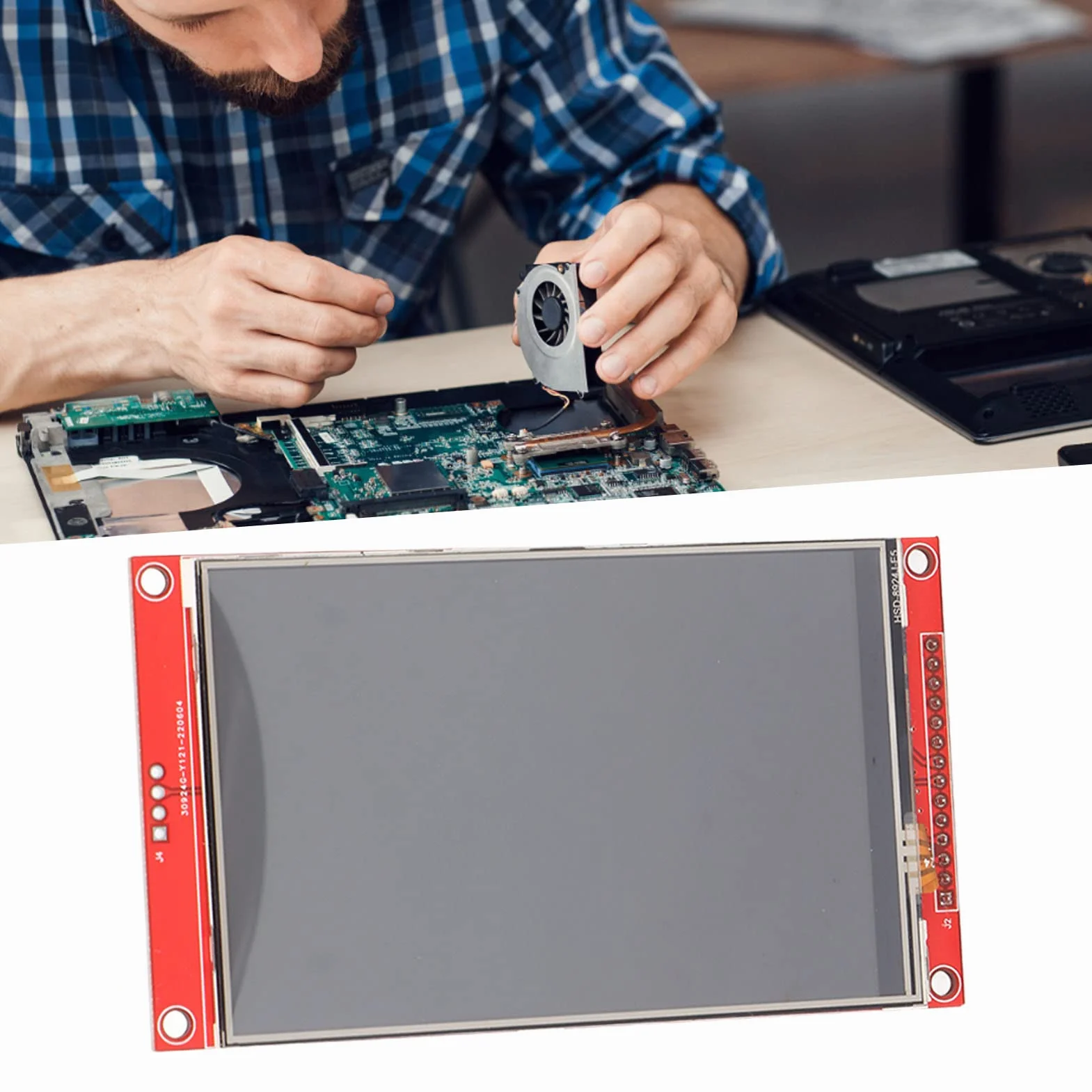 Moduł Wyświetlacza TFT ILI9488, 4-calowy Dotykowy LCD z Interfejsem SPI, do Projektów Mikrokontrolera