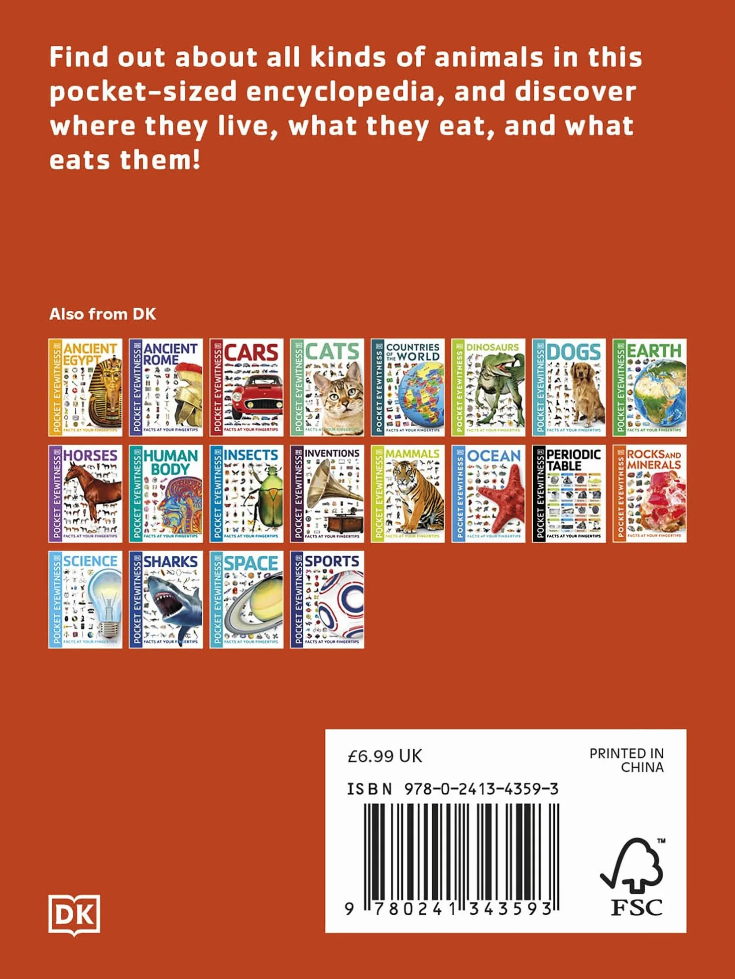 Animals (Pocket Eyewitness)