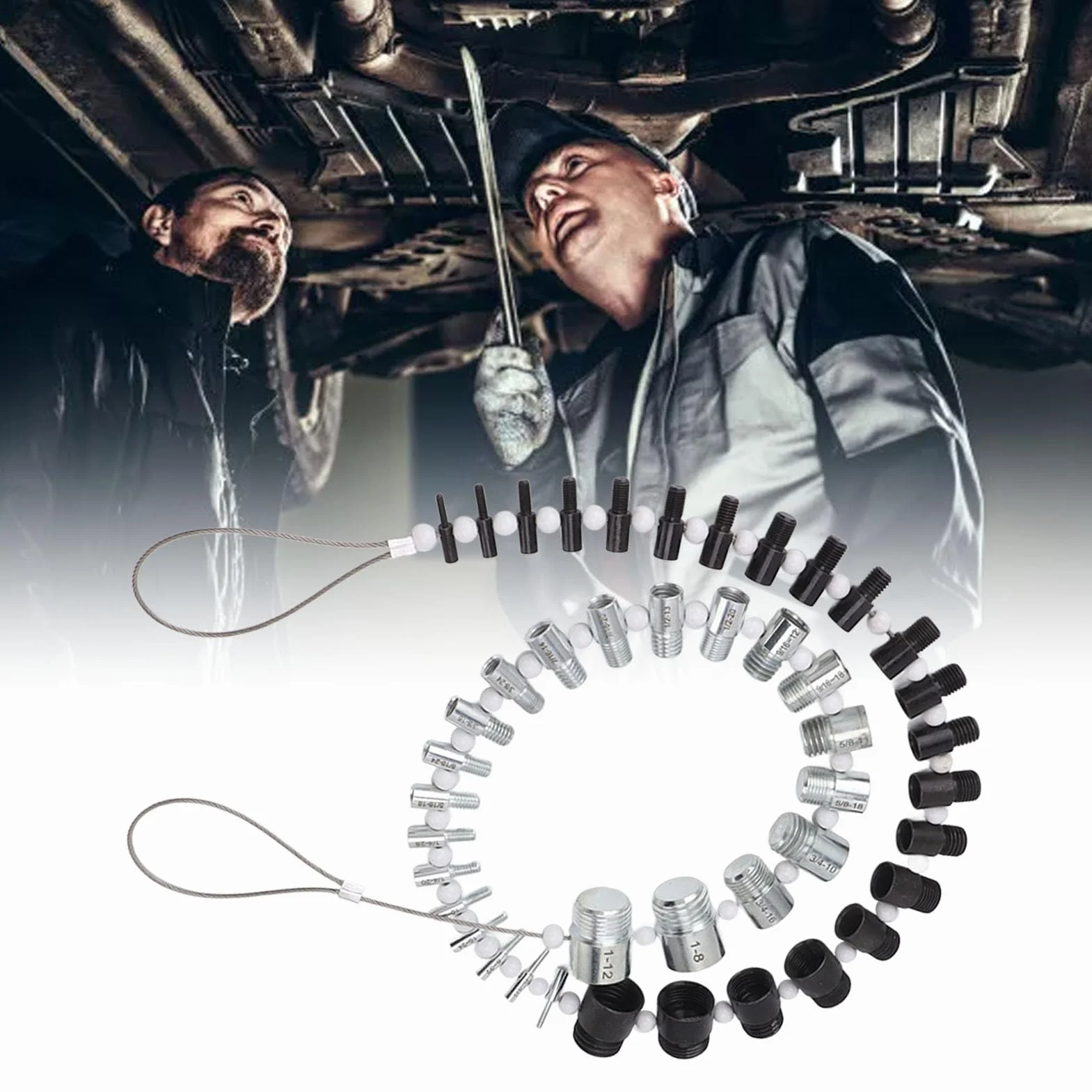 Nut and Bolt Thread Checker 44 Male Female Thread Identifier Gauges 23 Inch 21 Metric Sizes